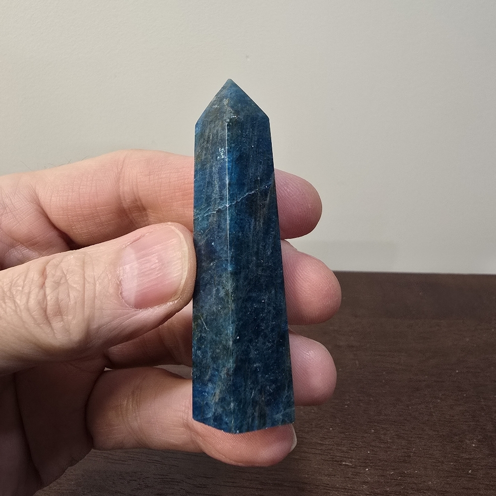 Blue Apatite Crystal Tower #G